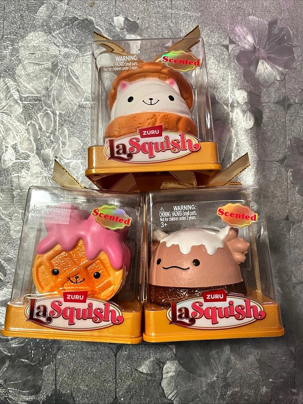 ZURU La Squish Scented Squish Toy Set of 3 NWT LOT OFF 3